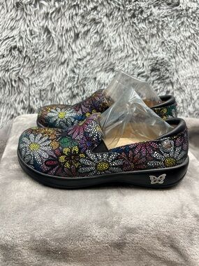 Alegria Clogs Womens 38 8 8.5 Keli Professional Daisy Chain KEL-564 Floral